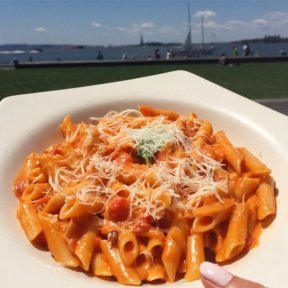 Gluten-free pasta from Gigino at Wagner Park